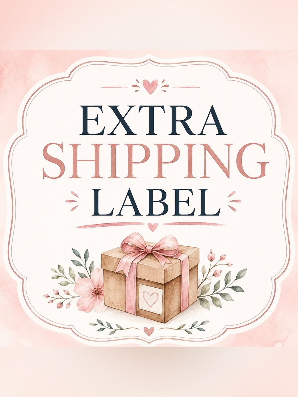 Extra shipping Label